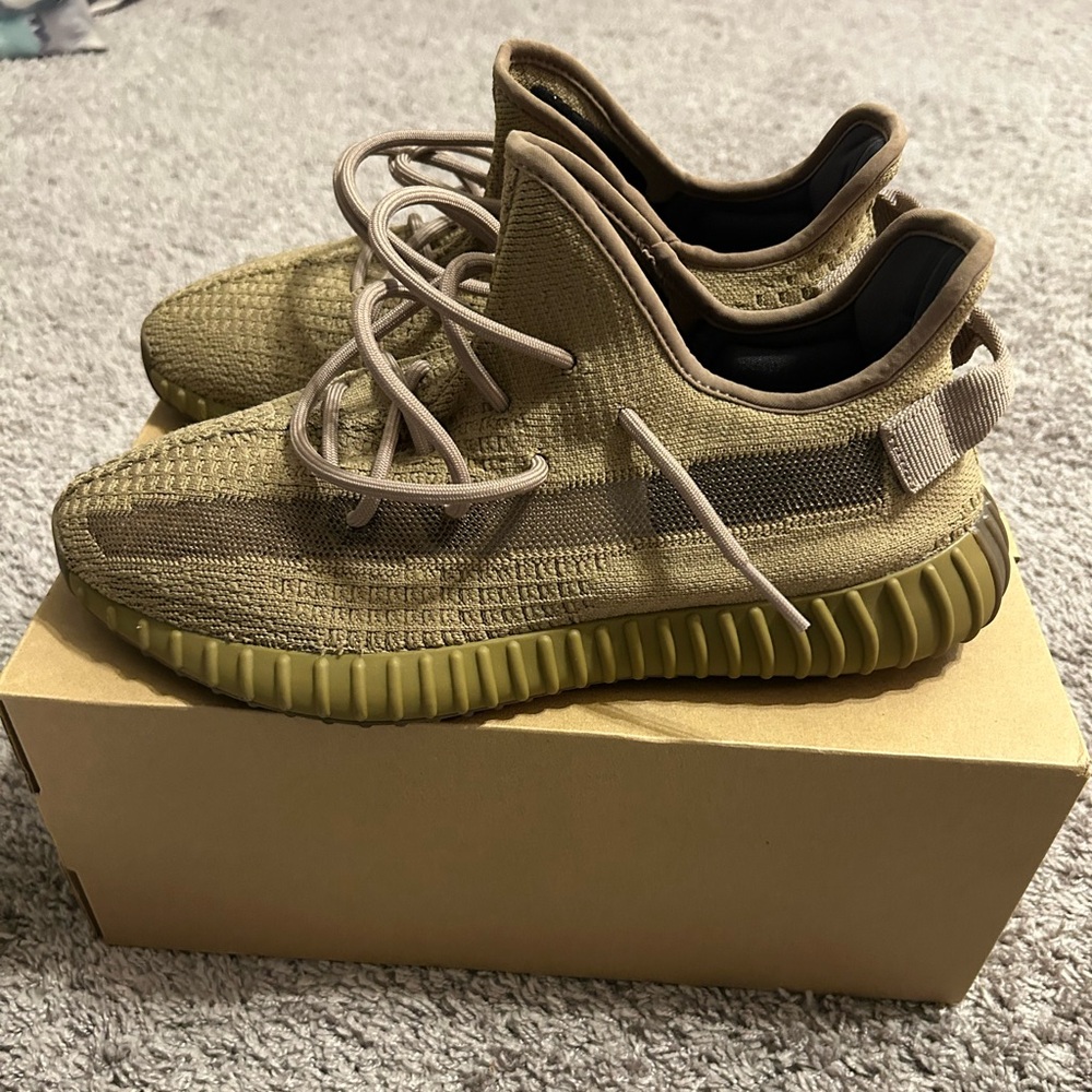Yeezy by Adidas “Earth” Tan Athletic Shoes